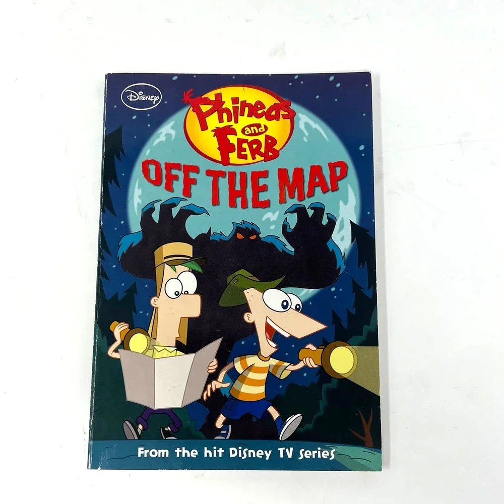 Phineas Ferb Disney XD Lot 3 Illustrated Chapter Books Off Map Freeze Frame Mars